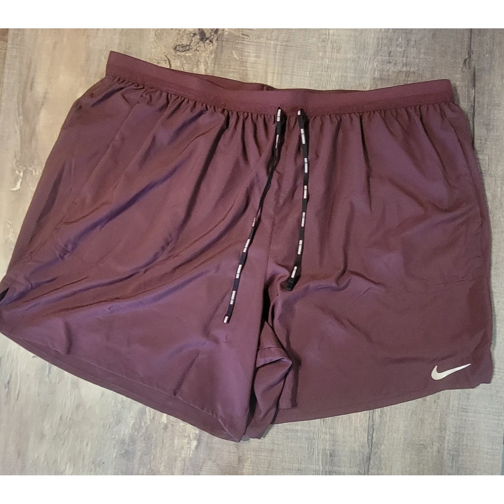 Nike Mens Challenger Dri-FIT 7 Inch Running Shorts Burgundy CJ5471-653 4XL NWT